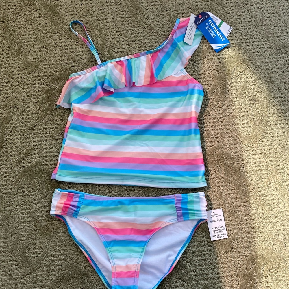 Nautica Striped Kids Swim Set